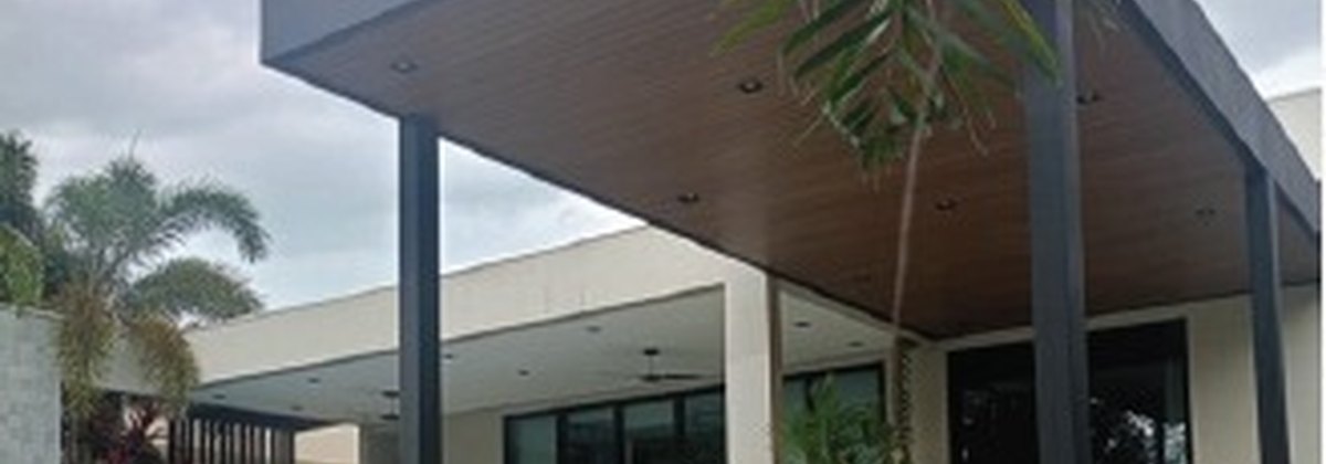 Obra pronta com forro em PVC amadeirado